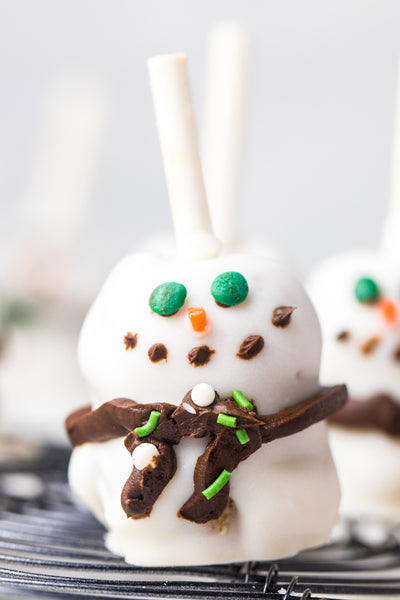 Hail Merry Snowman Cookie Dough Pops